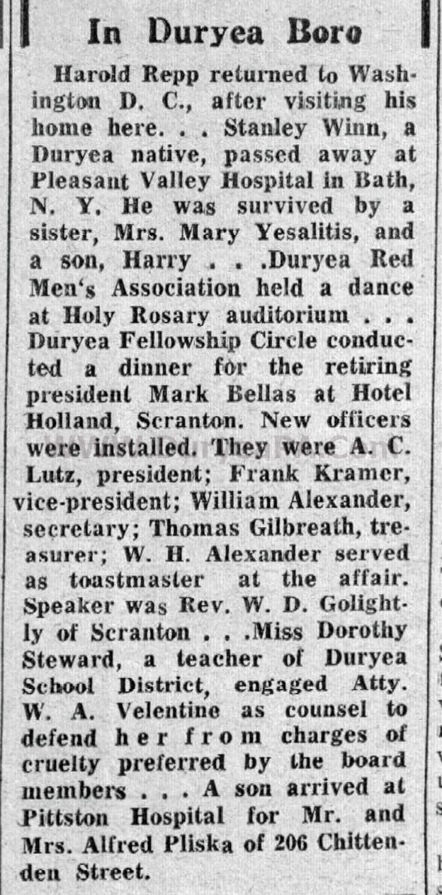 Duryea Pennsylvania Historical Homepage